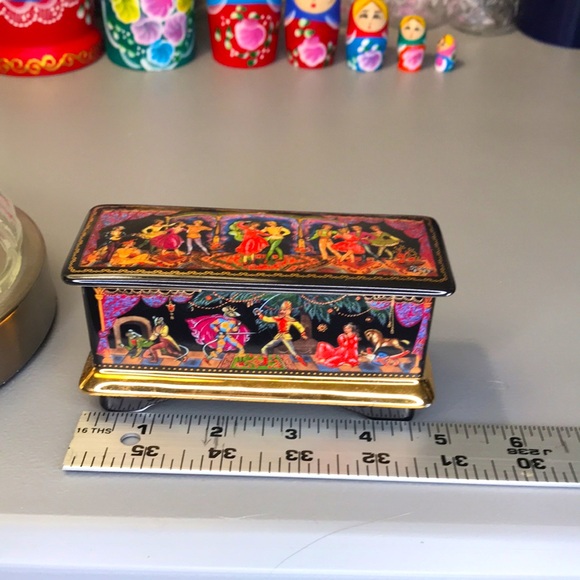 VINTAGE ARDLEIGH ELLIOT & SONS RUSSIAN NUTCRACKER MUSIC TRINKET - Picture 10 of 14